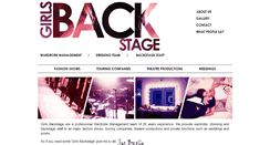 Desktop Screenshot of girlsbackstage.com